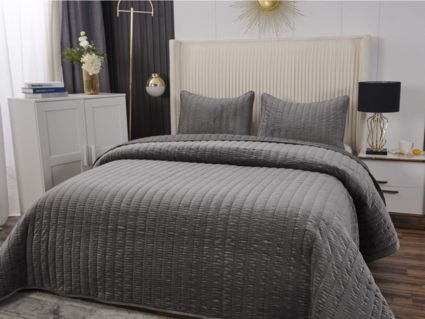 Покрывало Софи де Марко Фердинанд (серое) 240х260