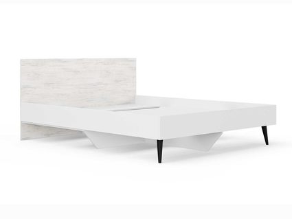 Кровать Сонум Ines Ясмунд + белый 80х190