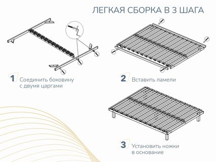 Основание Димакс Престиж с ножками 169