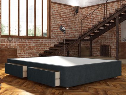 Кровать Mr.Mattress Site Box велюр Grey 257