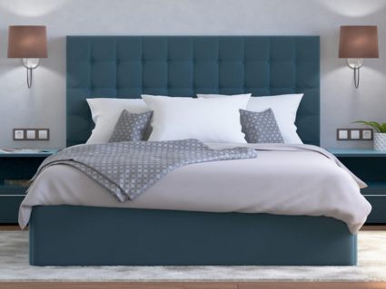 Кровать Lonax Аврора велюр Dolly-13 (с подъемным механизмом) 200х190