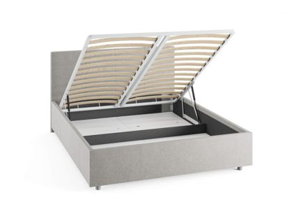 Кровать Сонум Prato Рогожка Марсала (с подъемным механизмом) 80х190