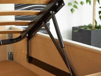 Кровать Димакс Лероса Крем с подъемным механизмом 90х190