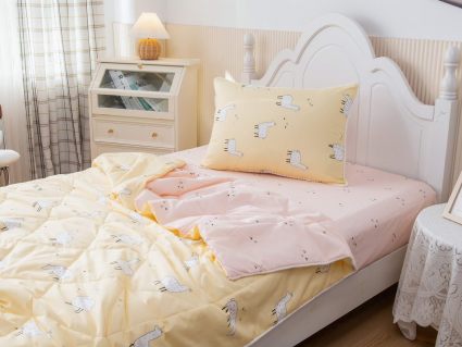 Комплект постельного белья Софи де Марко Альпака (желтый) с одеялом 1,5-спальный