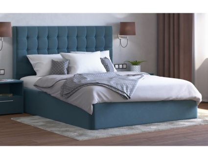 Кровать Lonax Аврора велюр Dolly-13 (с подъемным механизмом) 200х190