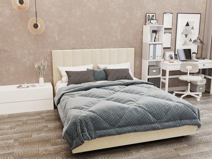 Кровать Димакс Лероса Крем с подъемным механизмом 90х190