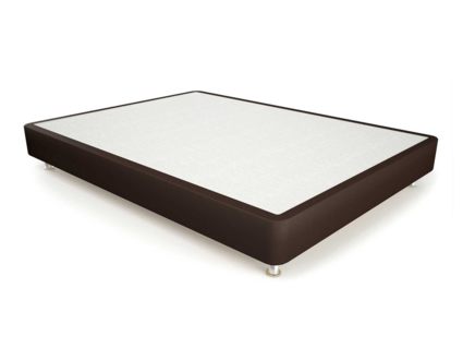 Кровать Mr.Mattress Fine Box экокожа Brown 80х190