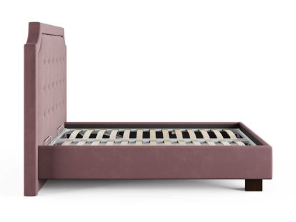 Кровать Сонум Elysium Экокожа Коричневый (с основанием)