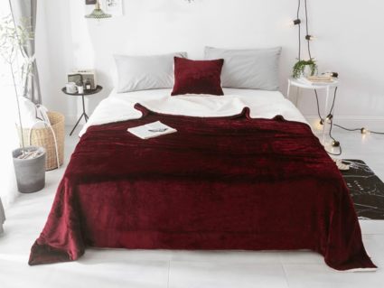 Плед Софи де Марко Жадор (бордо) 220х240