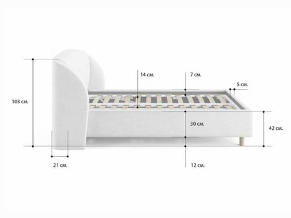 Кровать Сонум Valencia Энигма Десерт (с подъемным механизмом) 200х190