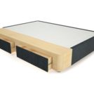 Кровать Mr.Mattress Site Box велюр Grey 140х200