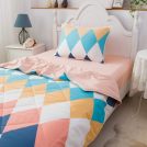 Комплект постельного белья Софи де Марко Ромбики (цветной) с одеялом 1,5-спальный