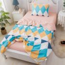 Комплект постельного белья Софи де Марко Ромбики (цветной) с одеялом 1,5-спальный